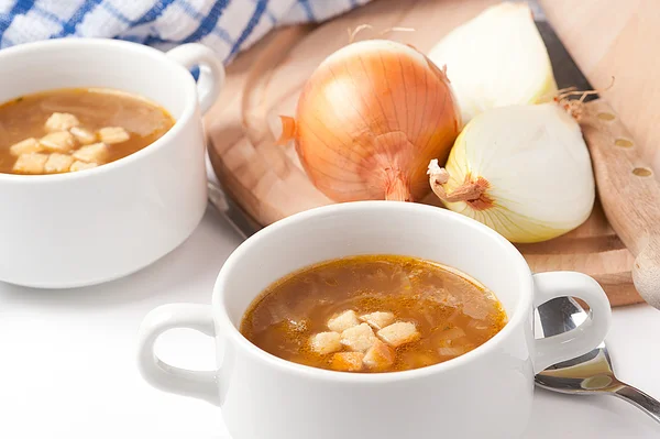 French onion soup — Stock Photo, Image