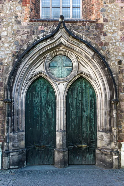 Puerta de iglesia Imagen de stock