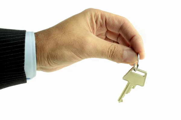 stock image Handing over key