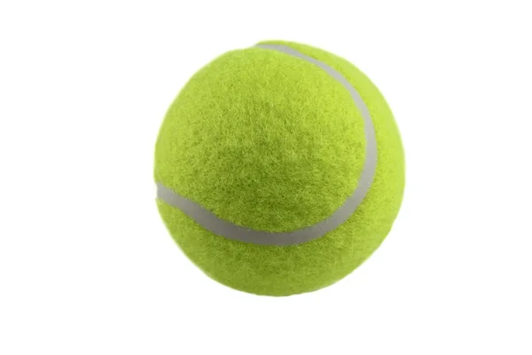 Bola de tênis isolado no fundo branco — Fotografia de Stock
