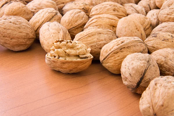 Ořechy, textury — Stock fotografie