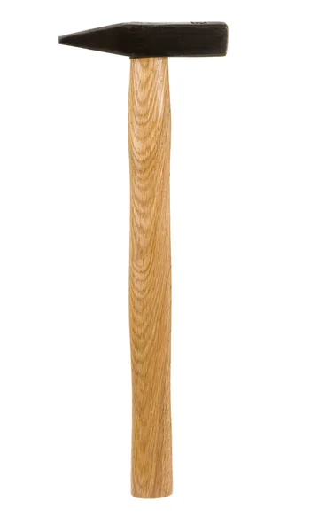Dřevěné kladivo izolovaných na bílém — Stock fotografie