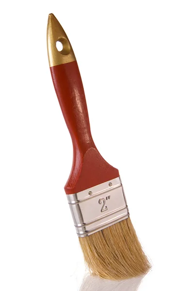 A escova vermelha — Fotografia de Stock