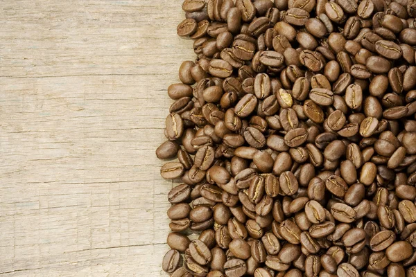 Kaffebönor med kopia utrymme — Stockfoto