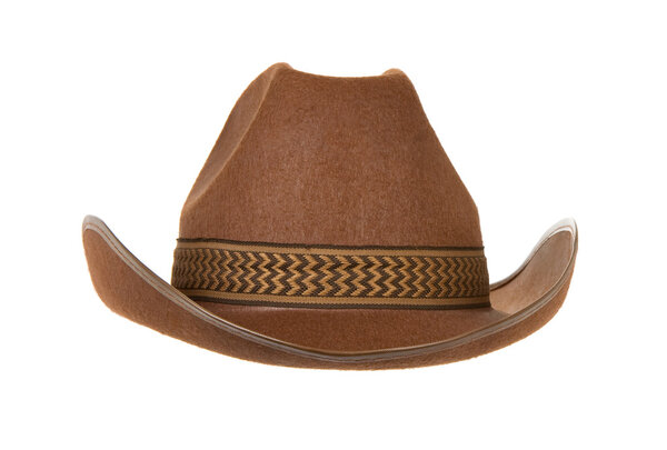 Cowboy hat isolated on white