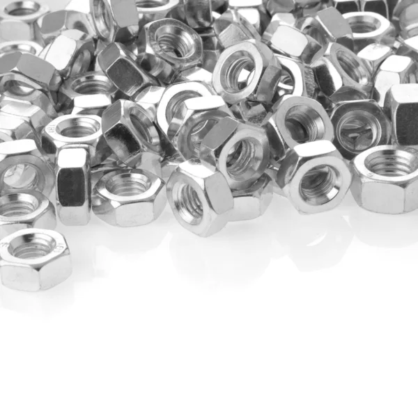 Metal nuts tool isolated on white — Stock Photo, Image