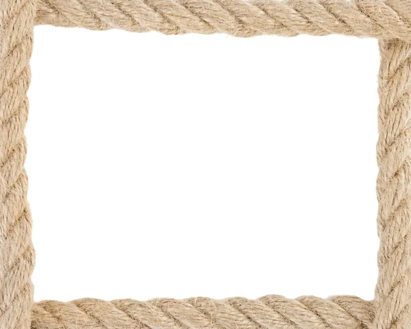 Cuerdas de barco en fondo blanco — Foto de Stock