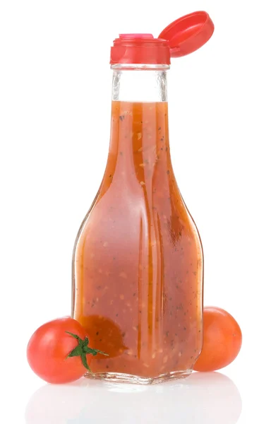 Томатный соус и кетчуп — стоковое фото