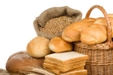 Bread and bakery products clipart