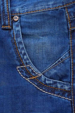 Jeans blue textured background clipart