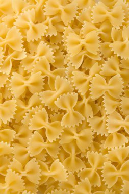 Raw pasta as whole background clipart