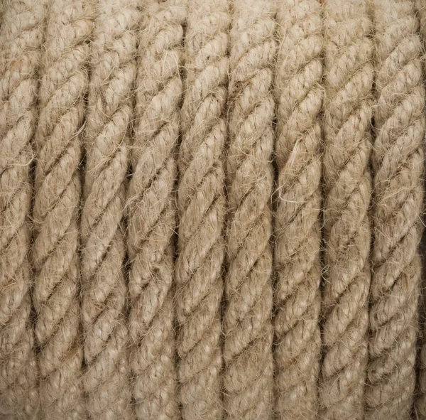 Ship ropes sack as background — Stock Photo, Image