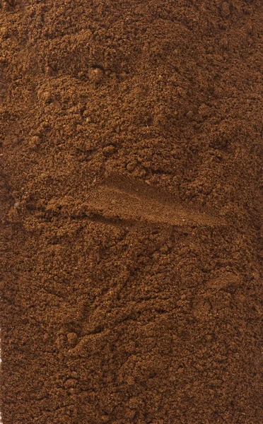 Καφέ σκόνη closeup ως φόντο — Φωτογραφία Αρχείου