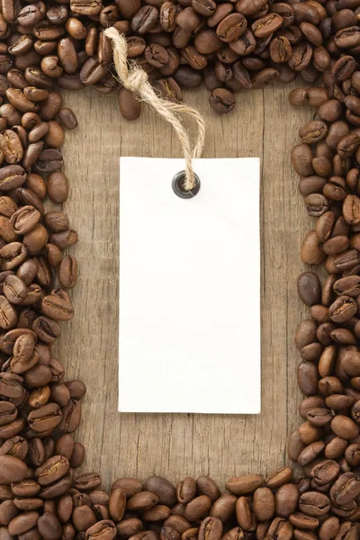 コーヒー豆の背景色 — ストック写真