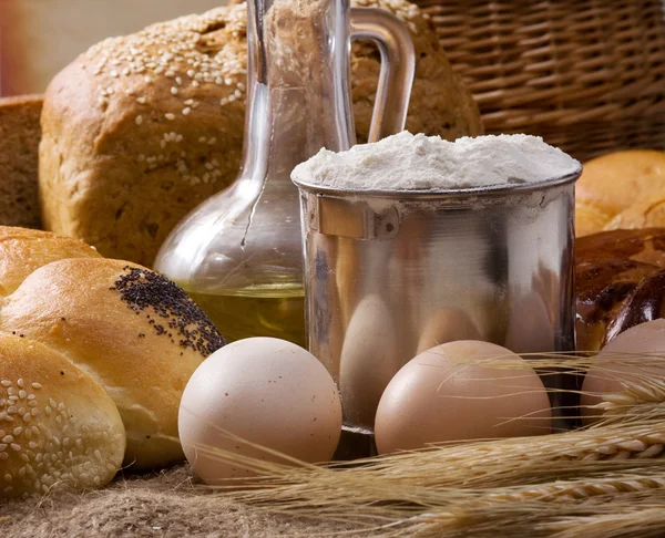 Chléb a pekařské výrobky — Stock fotografie
