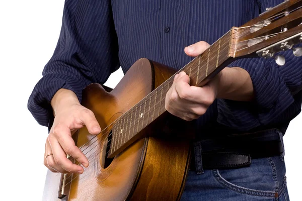 Hombre tocando la guitarra —  Fotos de Stock