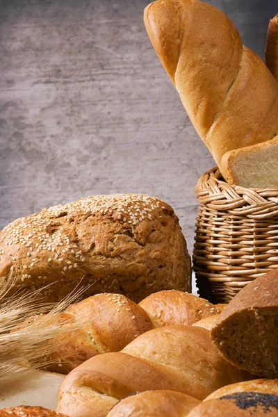 Set van bakkerijproducten — Stockfoto