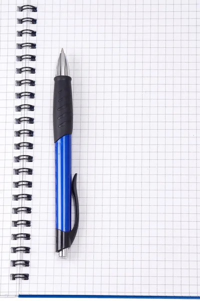 Penna på binder pad — Stockfoto
