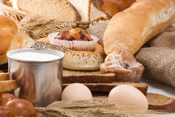 Set of bakery products — Stock Photo, Image