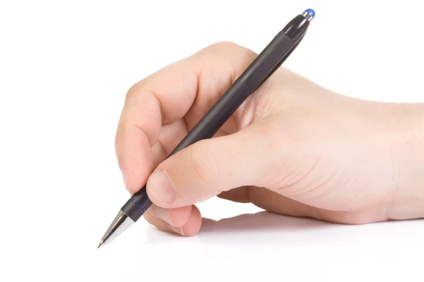 Hand och pennor — Stockfoto