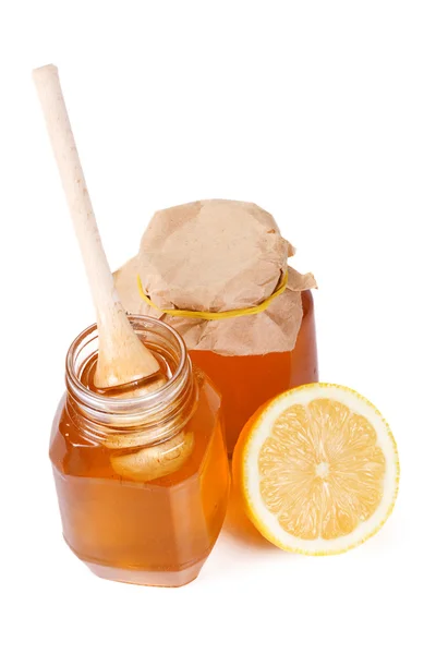 Мед и лимон — стоковое фото