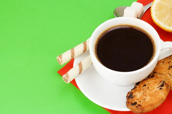 Kaffee und Süßigkeiten — Stockfoto