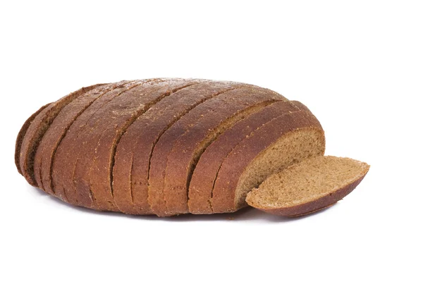 Na białym tle chleb na białym tle — Zdjęcie stockowe