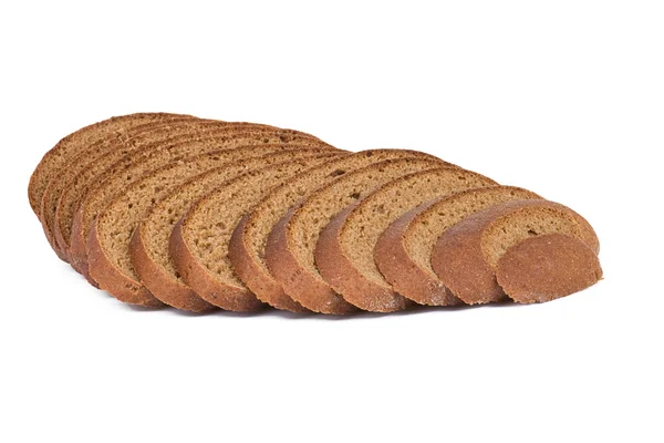 Skiveskåret brød - Stock-foto