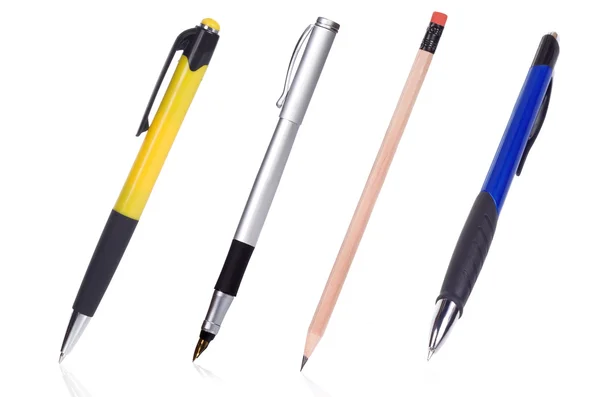 Bolígrafos y lápiz —  Fotos de Stock