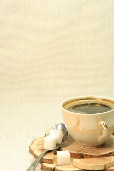커피와 설탕 — 스톡 사진
