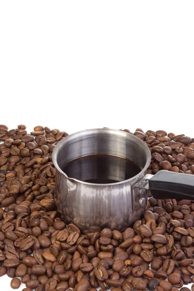 Coffee pot at white — Stock Photo, Image