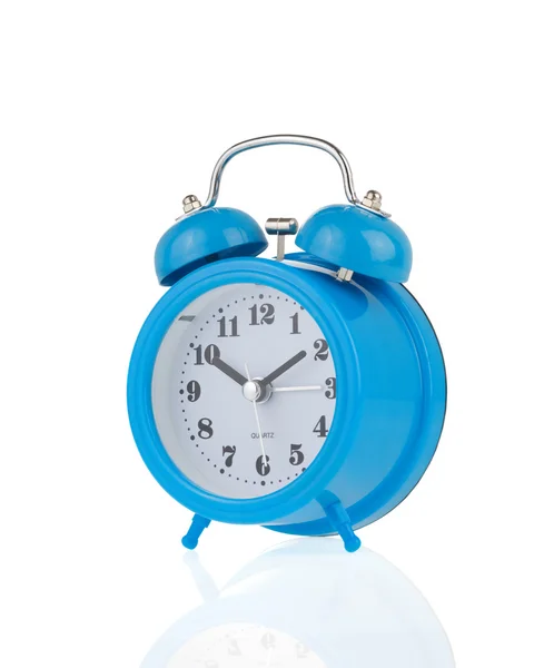 Alarm clock watch isolated on white — Stock Photo, Image