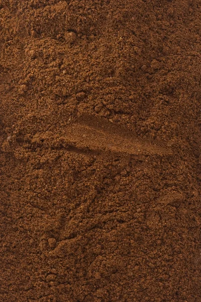 Υφή σκόνης καφέ σε κοντινό πλάνο — Φωτογραφία Αρχείου