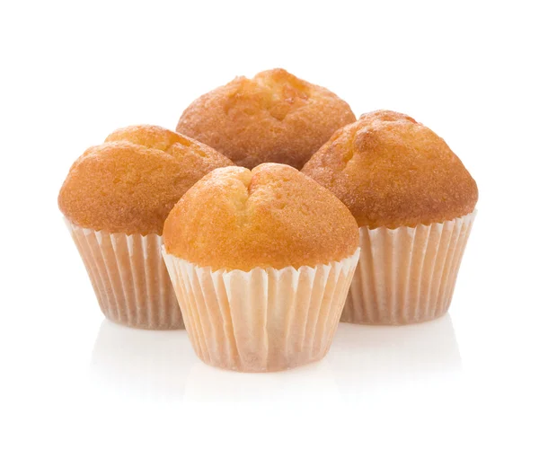 stock image Muffin cakes isolated on white