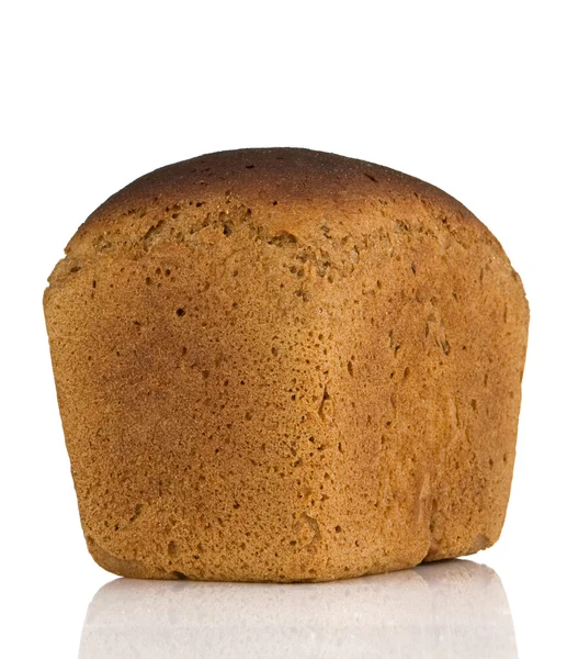 पांढरा पार्श्वभूमीवर ब्रेड — स्टॉक फोटो, इमेज