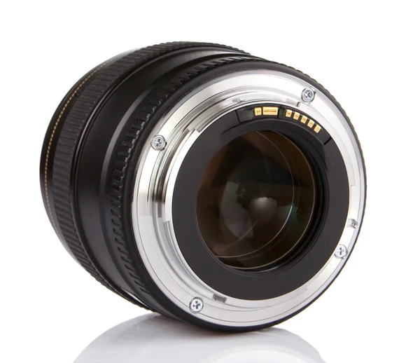 Professional photo lens isolated on white — Stock Photo, Image