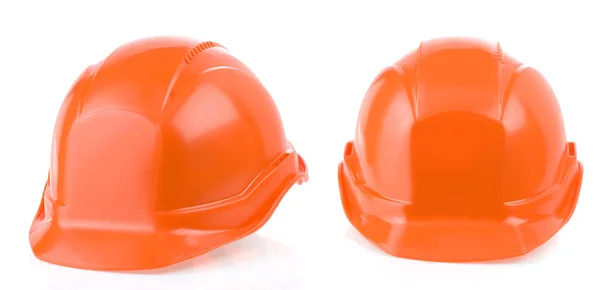 Ferramenta capacete de construção isolado no branco — Fotografia de Stock