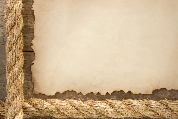 Cordas no velho papel antigo vintage — Fotografia de Stock