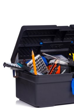 Isolated toolbox clipart