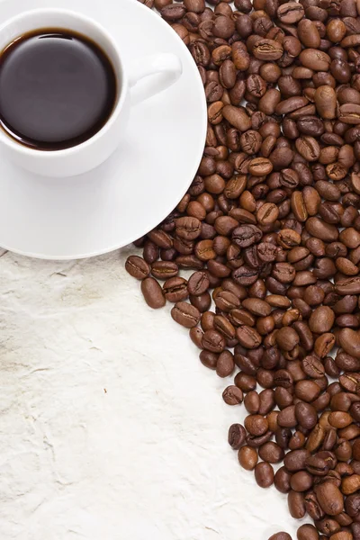 Kawa i fasoli — Zdjęcie stockowe