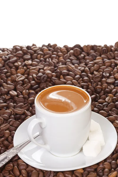Caffè e zucchero — Foto Stock