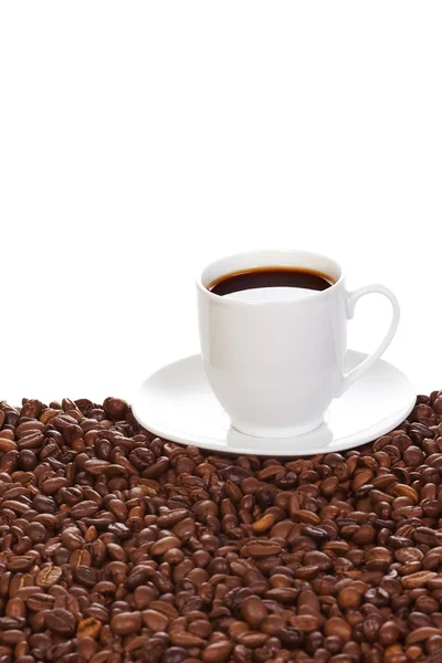 Xícara de café em branco — Fotografia de Stock
