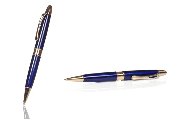 Blå lysande penna — Stockfoto