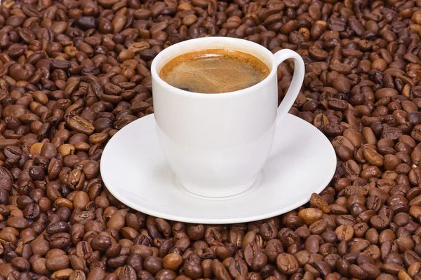 Coffee and beans — Stock Photo, Image