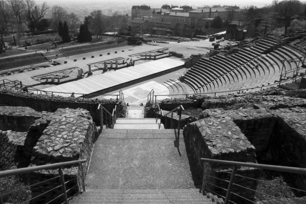 Romeinse amfitheater Rechtenvrije Stockfoto's