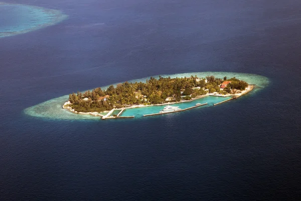 Atol w Malediwy — Zdjęcie stockowe