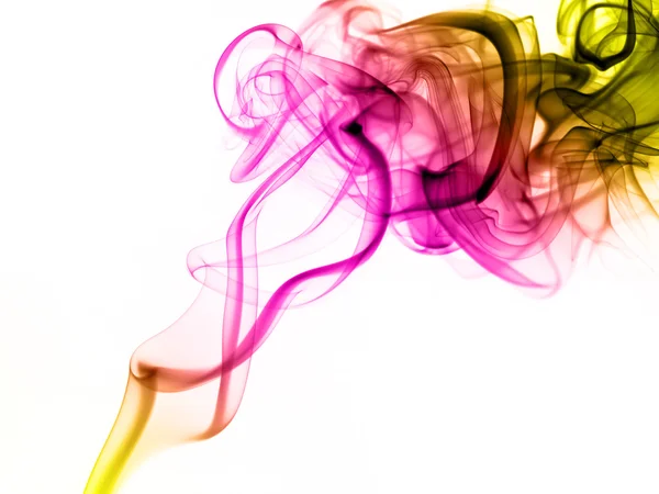 Gekleurde rook Stockfoto