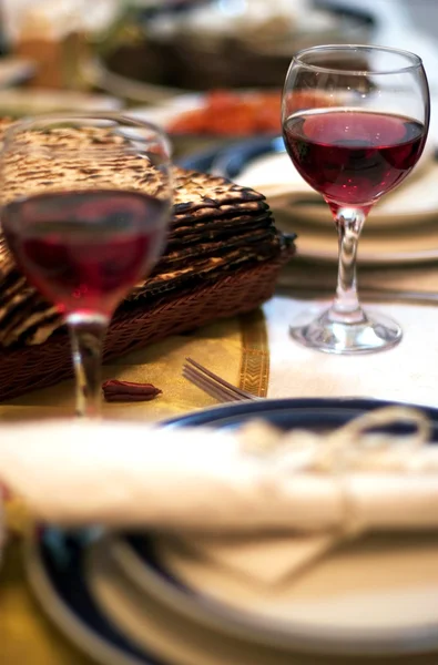 Páscoa Seder Jantar Celebrações — Fotografia de Stock