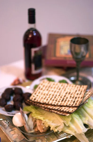 Celebraciones de la cena del Seder de Pascua — Foto de Stock