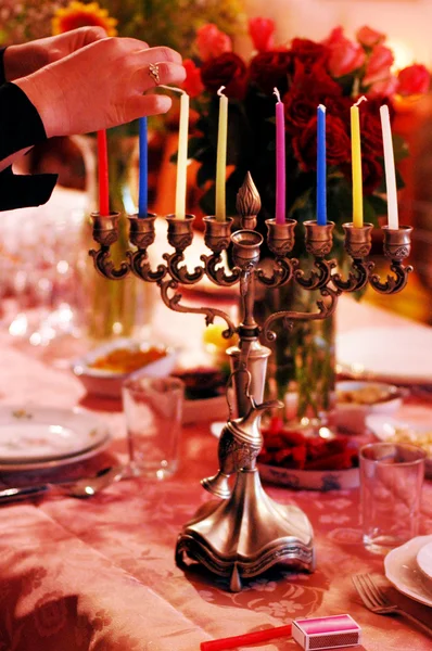Yahudi bayramları Hanuka — Stok fotoğraf